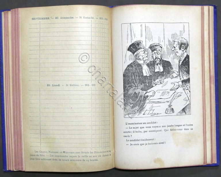 Agenda Printemps 1891 - Grands Magasins du Printemps