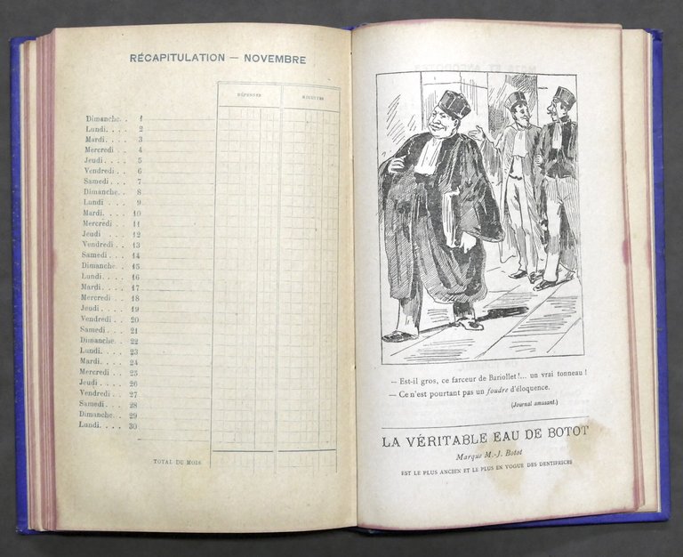 Agenda Printemps 1891 - Grands Magasins du Printemps