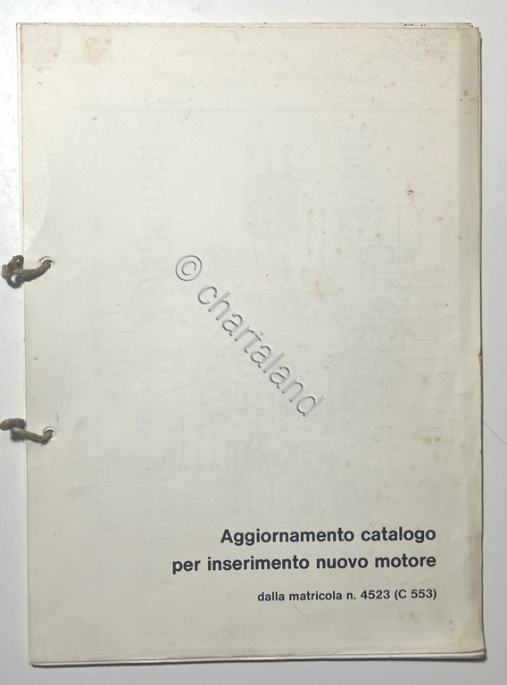 Aggiornamento Catalogo per Inserimento Nuovo Motore - C 553 - … | Immagine Gallery 1
