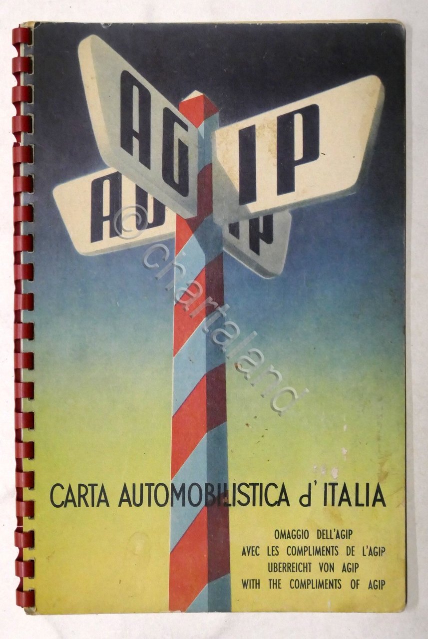 AGIP - Carta Automobilistica d'Italia - 1954 | Immagine principale