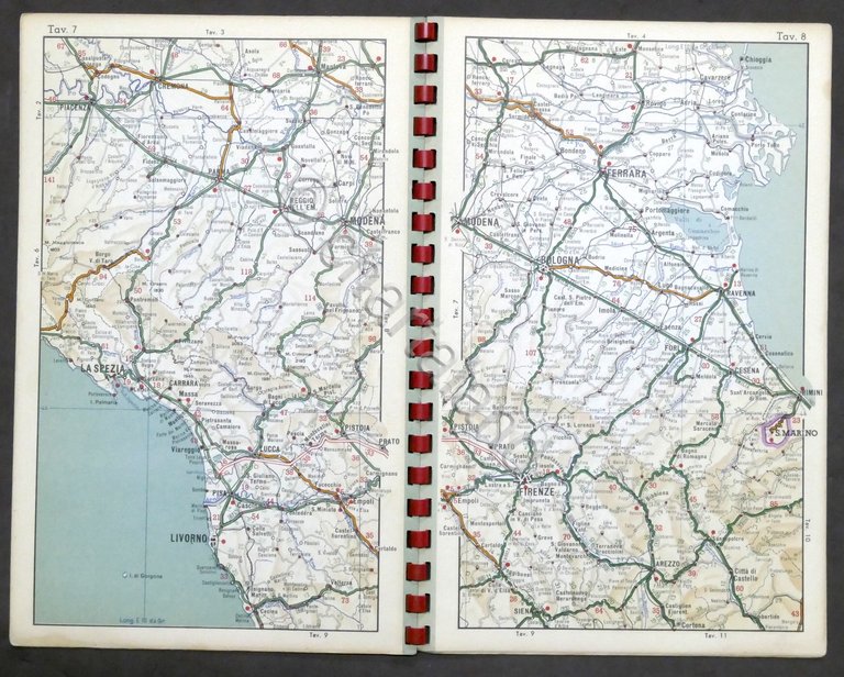 AGIP - Carta Automobilistica d'Italia - 1954 | Immagine Gallery 3