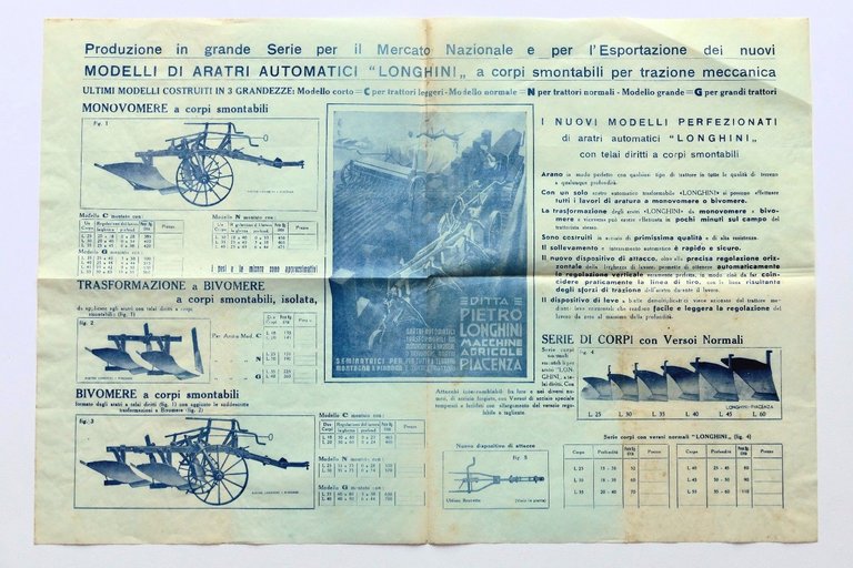 Agraria - Pubblicità - Brochure Depliant Modelli di aratri automatici … | Immagine Gallery 2