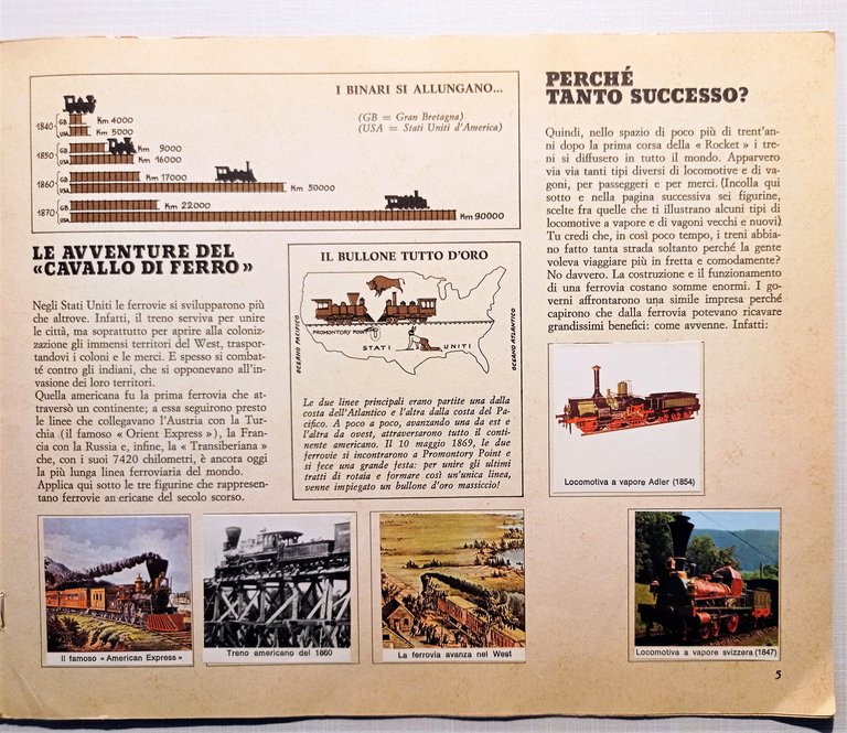 Album - L'Enciclopedia delle Figurine - Il Meraviglioso Treno - …