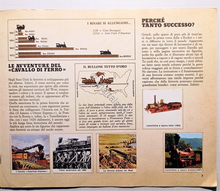 Album - L'Enciclopedia delle Figurine - Il Meraviglioso Treno - …