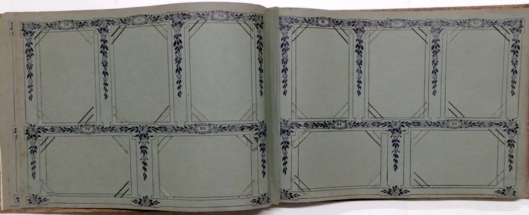 Album d'epoca per cartoline postali formato piccolo - primo '900 …