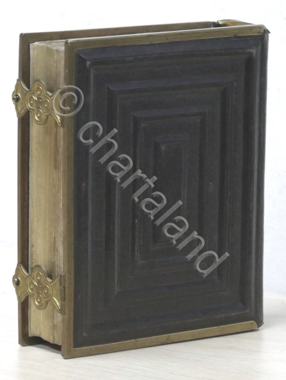 Album d'epoca per fotografie formato cabinet - 1900 ca.