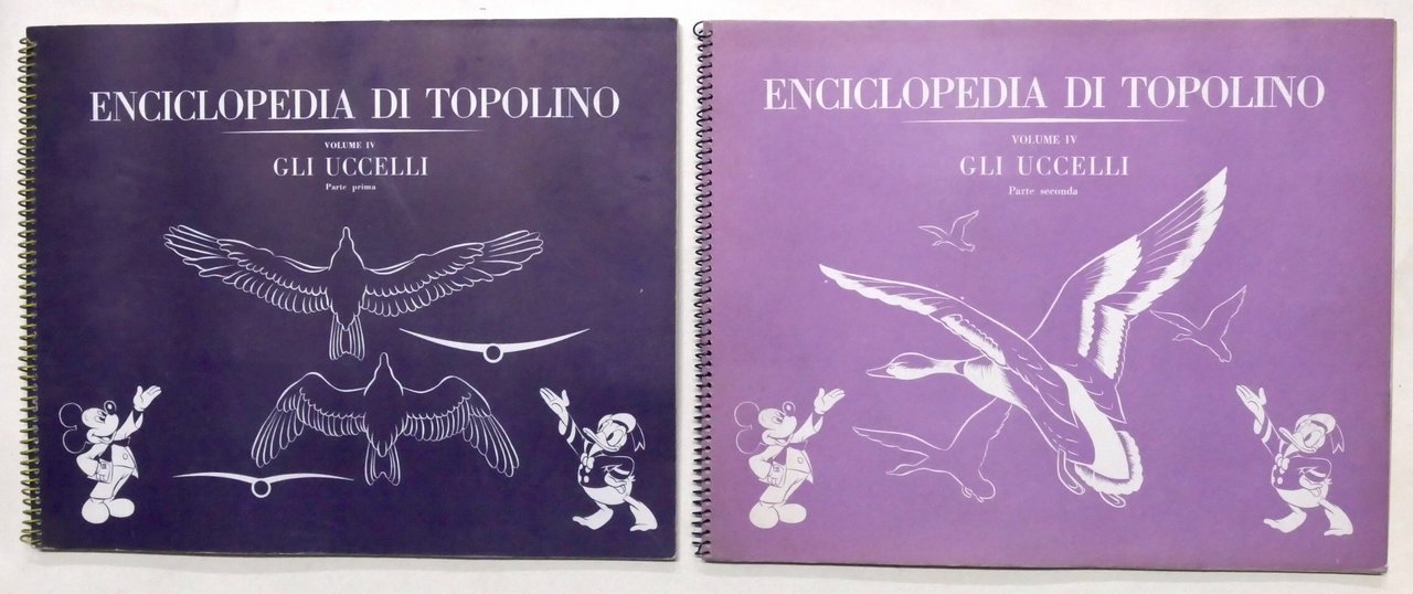 Album Enciclopedia di Topolino - Gli Uccelli - Vol. IV …