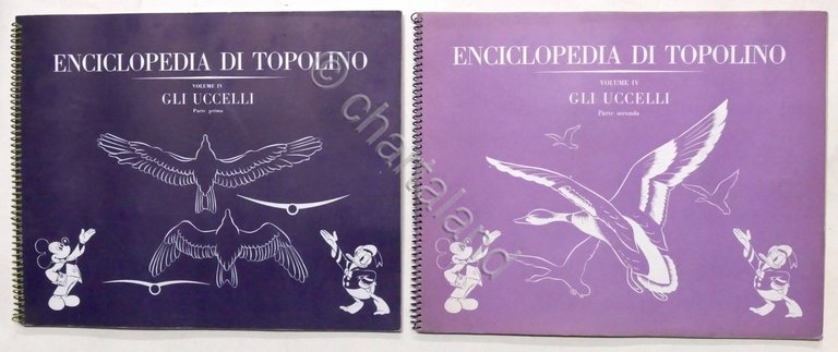 Album Enciclopedia di Topolino - Gli Uccelli - Vol. IV …