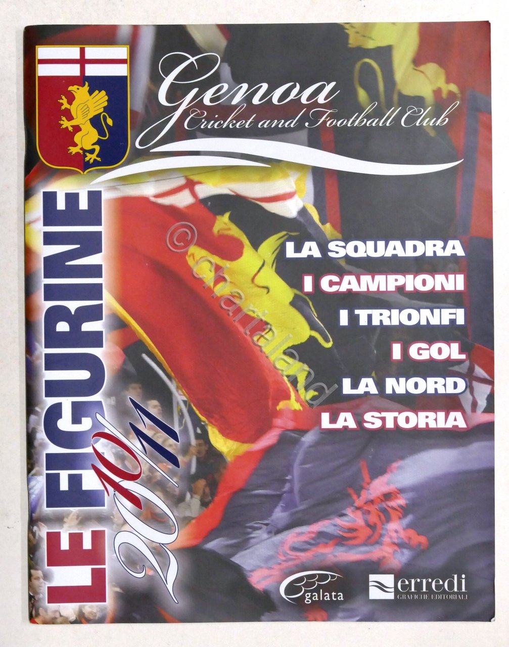 Album Figurine Calciatori Genoa 2010 - 2011