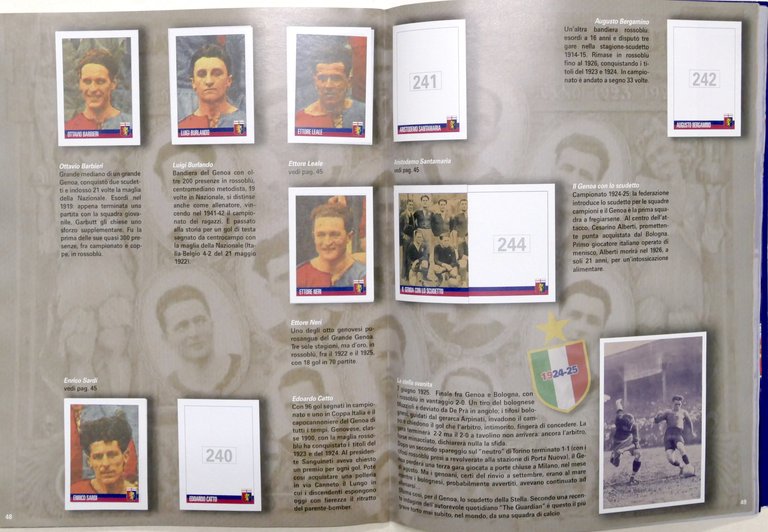 Album Figurine Calciatori Genoa 2010 - 2011