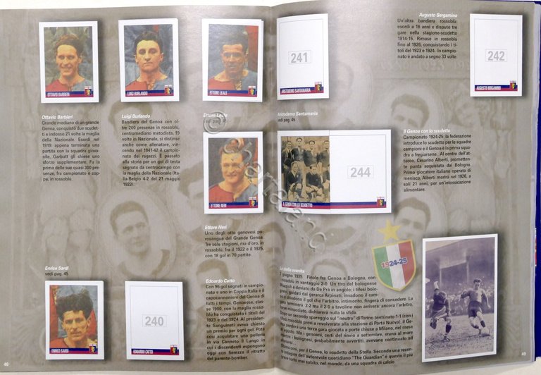 Album Figurine Calciatori Genoa 2010 - 2011