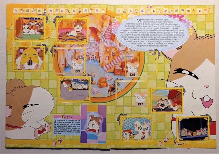 Album Figurine Merlin Stickers - Hamtaro: Piccoli criceti Grandi avventure …