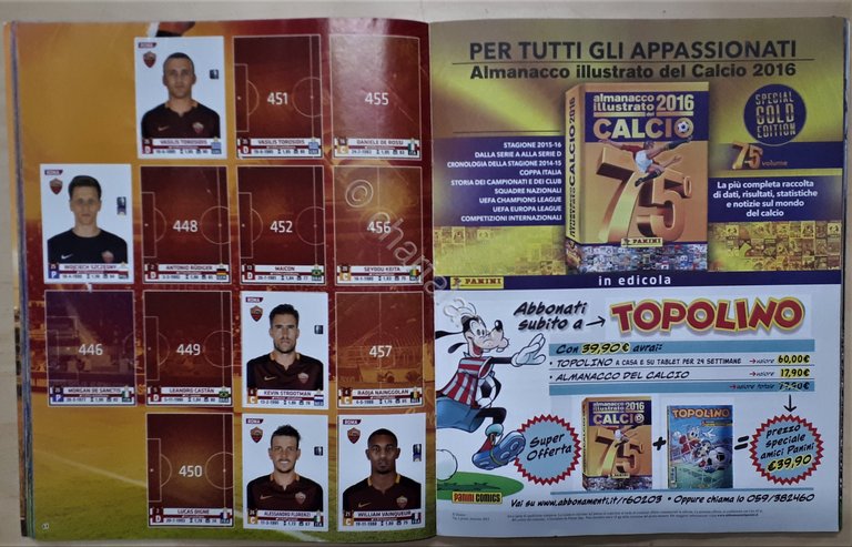 Album Figurine Panini - Calciatori 2015 - 2016