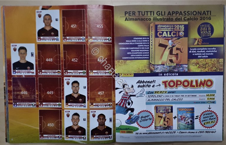Album Figurine Panini - Calciatori 2015 - 2016
