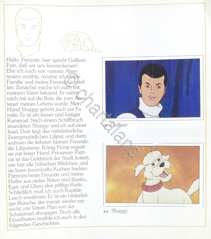 Album Figurine Panini - Die unwahrscheinlichen Abenteuer des Gulliver - … | Immagine Gallery 2