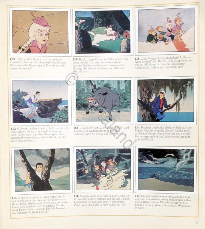 Album Figurine Panini - Die unwahrscheinlichen Abenteuer des Gulliver - … | Immagine Gallery 4