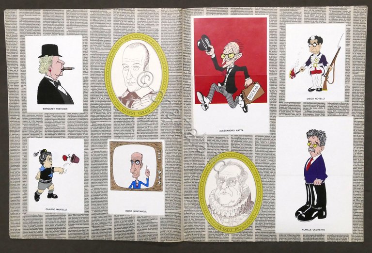 Album figurine Panini - i VIP di Forattini presentati da … | Immagine Gallery 6
