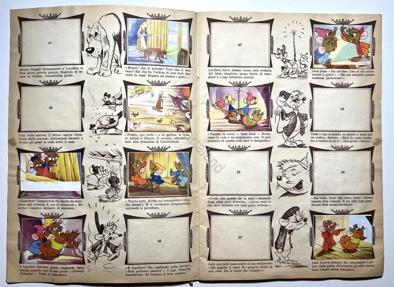 Album Figurine Walt Disney - Cenerentola - ed. 1953 Collezioni …