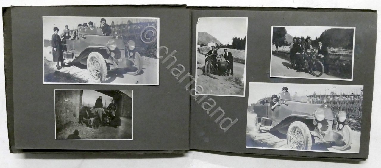 Album fotografie d'epoca automobili e motociclette - anni '20 / … | Immagine principale