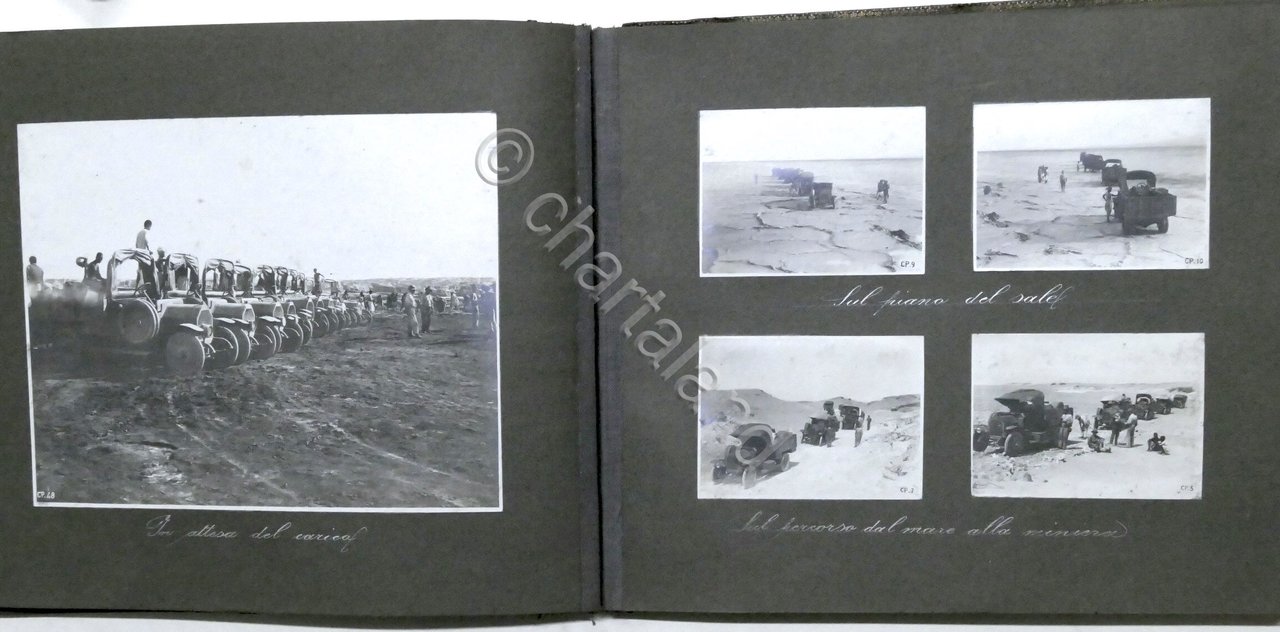 Album fotografie Società Mineraria Coloniale - Sorgenti di Potassa Eritrea …