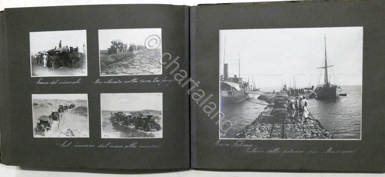 Album fotografie Società Mineraria Coloniale - Sorgenti di Potassa Eritrea …