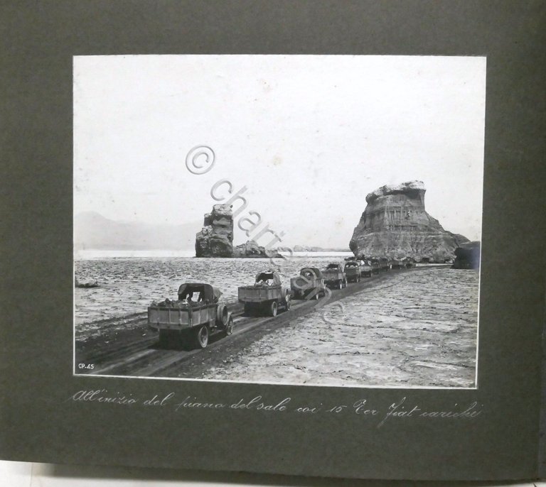 Album fotografie Società Mineraria Coloniale - Sorgenti di Potassa Eritrea …