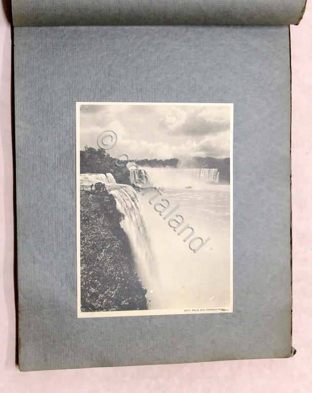 Album raccolta stampe fotografiche d'epoca Niagara Falls - 1900 ca. …
