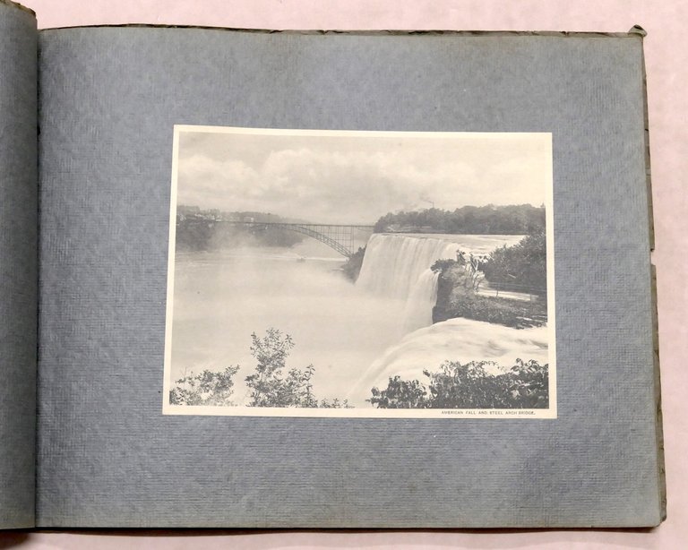 Album raccolta stampe fotografiche d'epoca Niagara Falls - 1900 ca. …