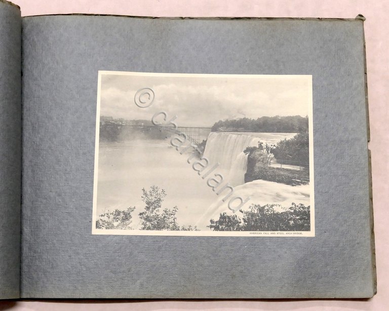 Album raccolta stampe fotografiche d'epoca Niagara Falls - 1900 ca. …