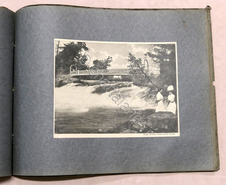 Album raccolta stampe fotografiche d'epoca Niagara Falls - 1900 ca. …