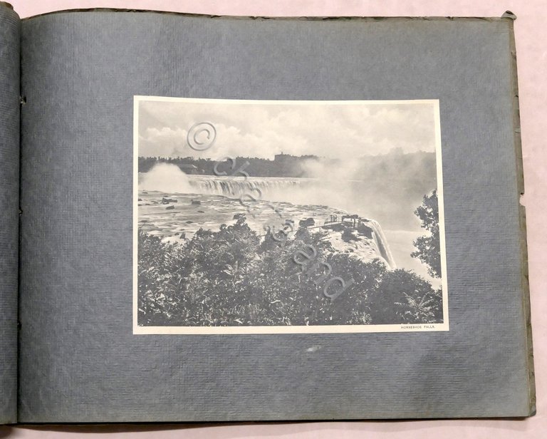 Album raccolta stampe fotografiche d'epoca Niagara Falls - 1900 ca. …