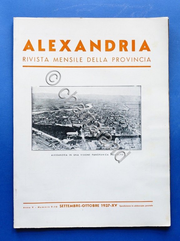 Alexandria Rivista Mensile della Provincia di Alessandria - N° 9-10 …
