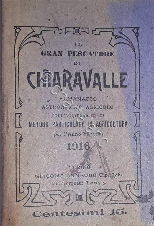 Almanacco Astronomico Agricolo - Il Gran Pescatore di Chiaravalle pe …
