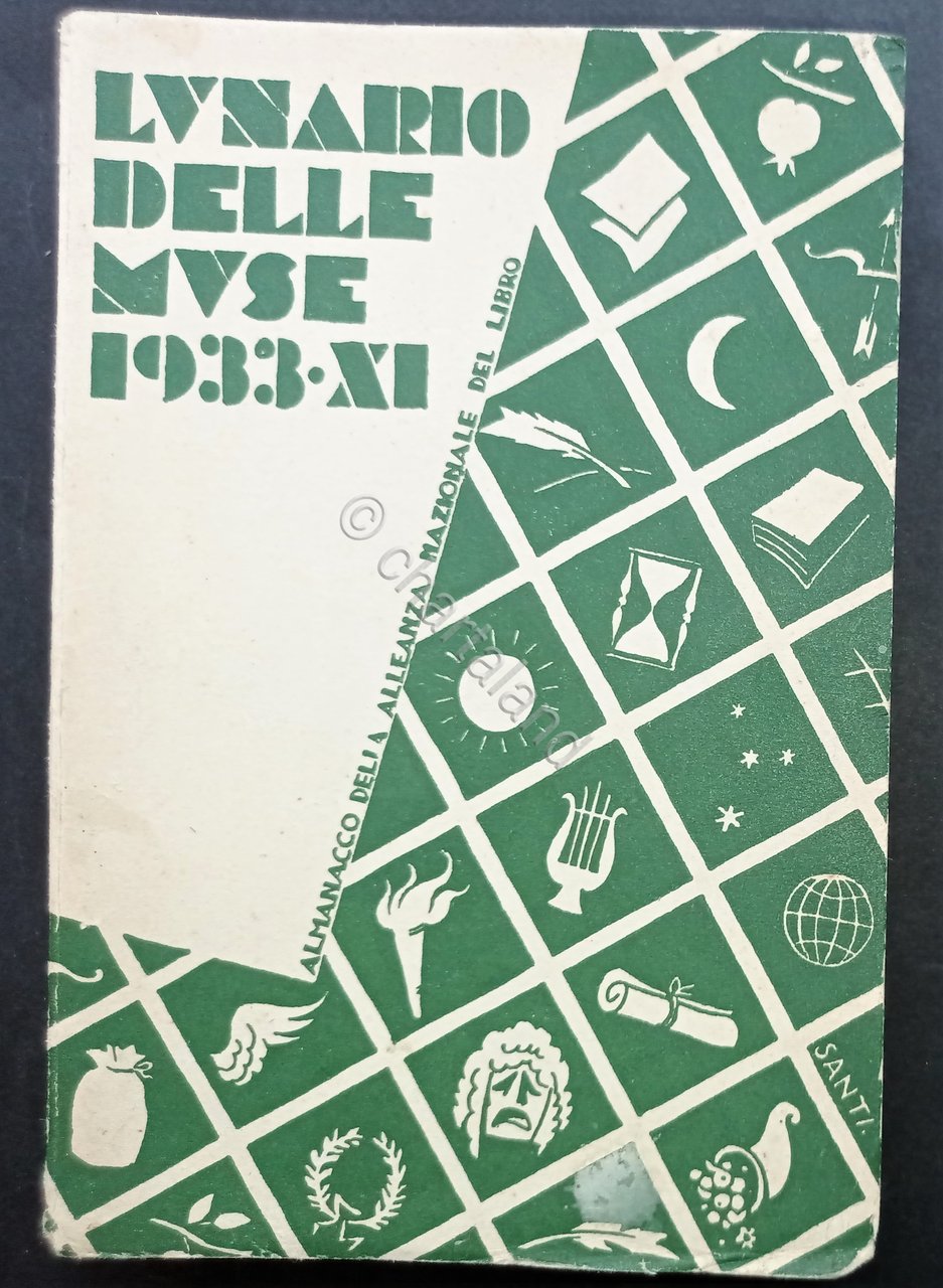 Almanacco della Alleanza Nazionale del Libro - Lunario delle Muse …