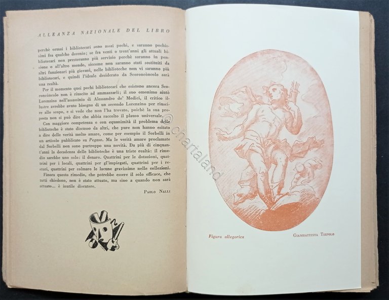 Almanacco della Alleanza Nazionale del Libro - Lunario delle Muse …