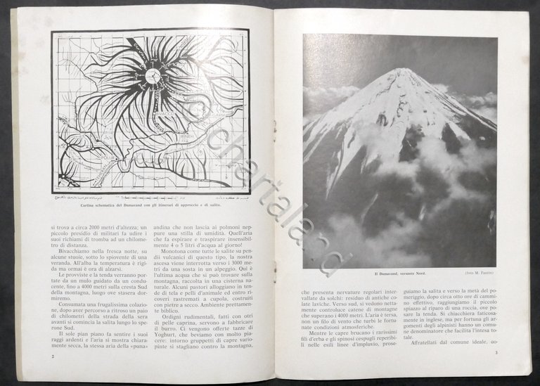 Alpinismo - Mario Fantin - Damavand 1964 (Iran)