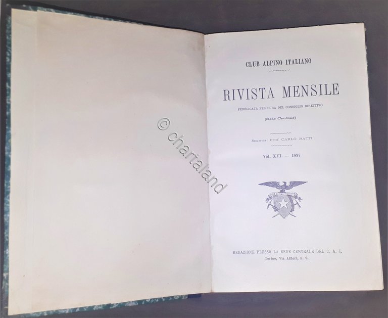 Alpinismo C. Ratti - Rivista Club Alpino Italiano Vol. XVI … | Immagine Gallery 3