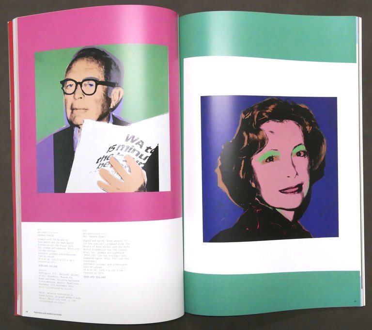 Andy Warhol at Christie's - 3 Cataloghi d'Asta - 2012