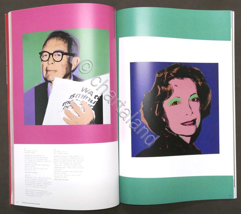 Andy Warhol at Christie's - 3 Cataloghi d'Asta - 2012