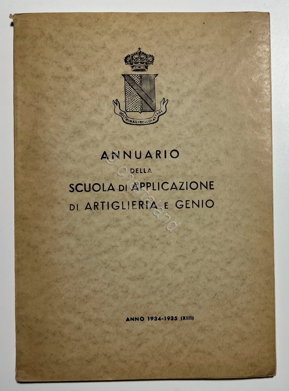 Annuario della Scuola di Applicazione di Artiglieria e Genio - …