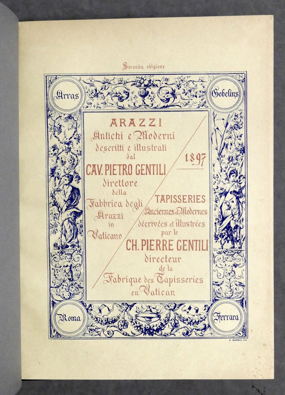 Arazzi Antichi e Moderni descritti e illustrati da Gentili - … | Immagine principale
