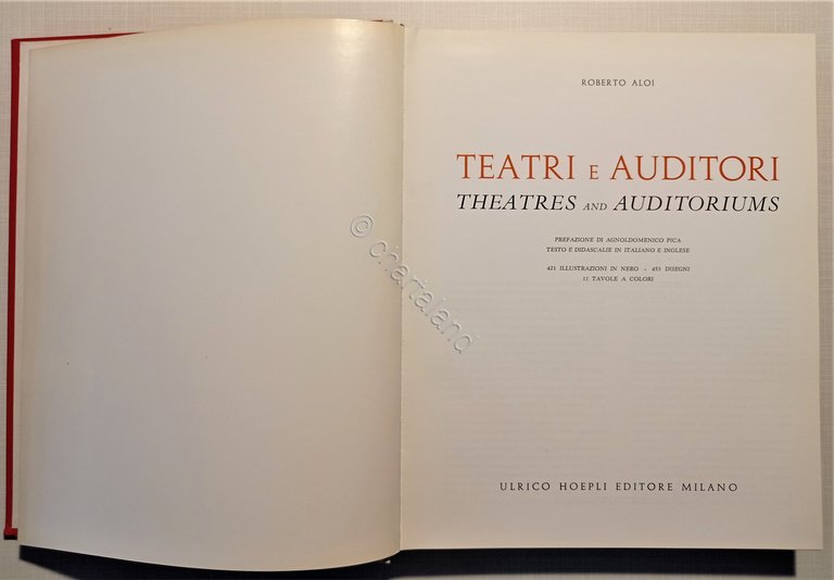 Architettura - R. Aloi - Teatri e Auditori - ed. …