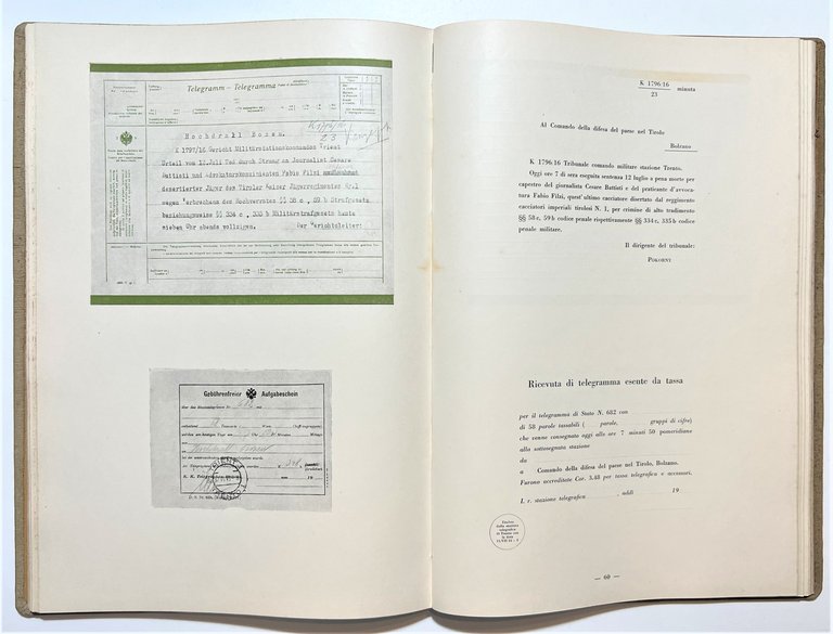 Archivio di Stato di Trento - Atti dei Processi Battisti …