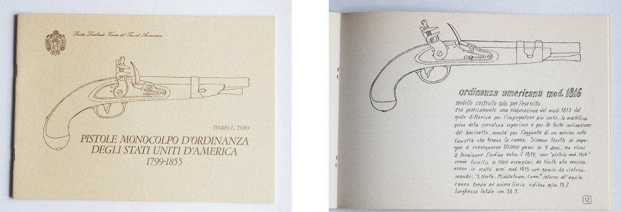Armi Antiche - Pistole Monocolpo d'ordinanza Stati Uniti - 1799-1855 … | Immagine principale