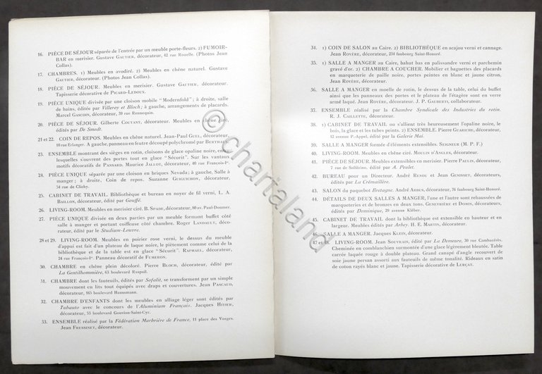 Arredamento - Ensembles Mobiliers - Vol. 13 - 1953