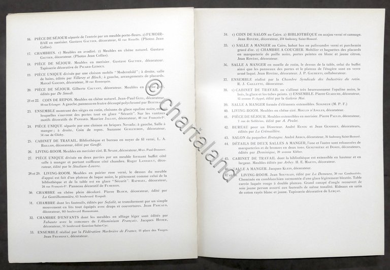 Arredamento - Ensembles Mobiliers - Vol. 13 - 1953