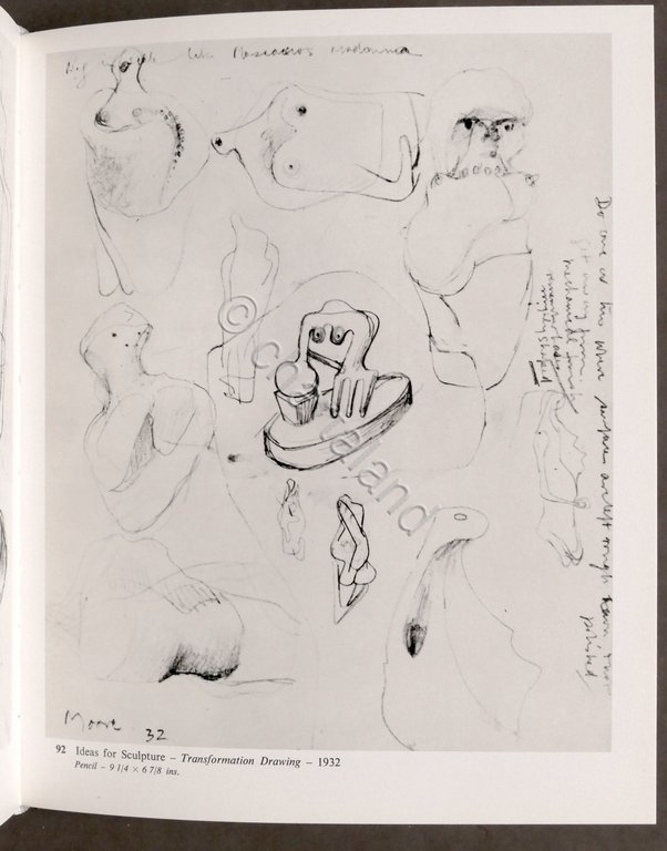 Arte - D. Mitchinson - Henry Moore - Unpublished drawings … | Immagine Gallery 4