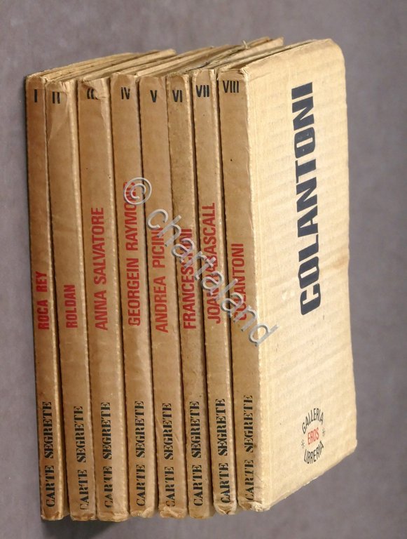 Arte contemporanea Galleria Eros 1973 / 1974 Opera completa - …