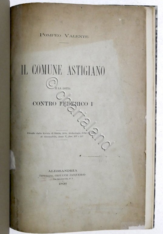 Asti - P. Valente - Il Comune Astigiano e la …