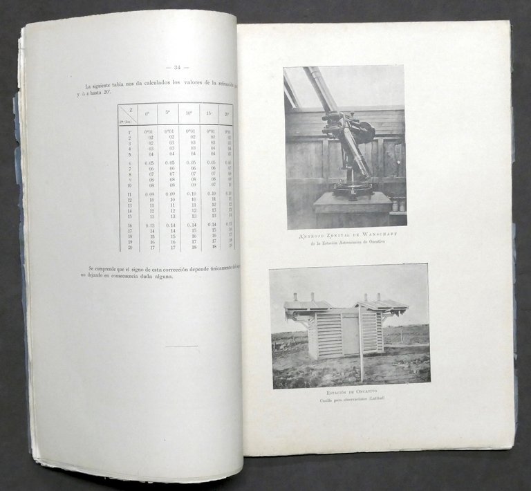 Astronomia - Estacion Astronomica de Oncativo - 1^ ed. 1908